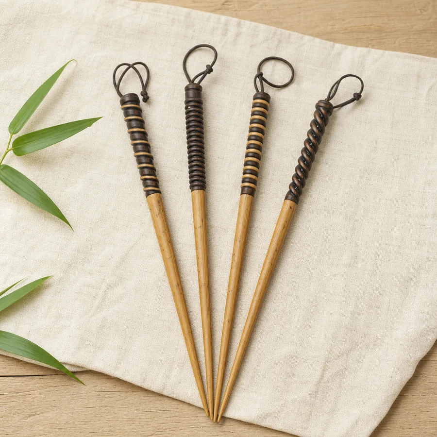 Bamboo Poker Set
